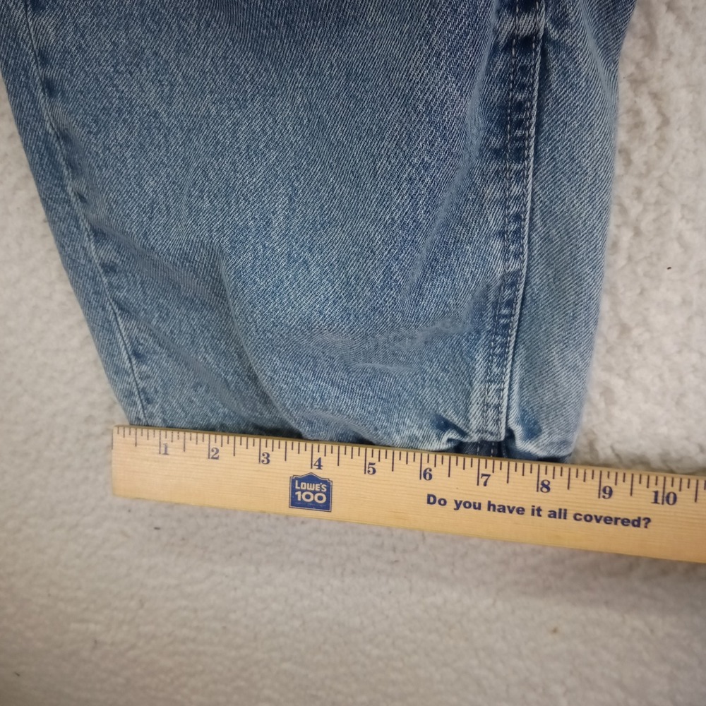 Rewash Low Pro Wide Leg Utility Jeans Blue Medium Wash Cotton Size 13/31 - Picture 8 of 9